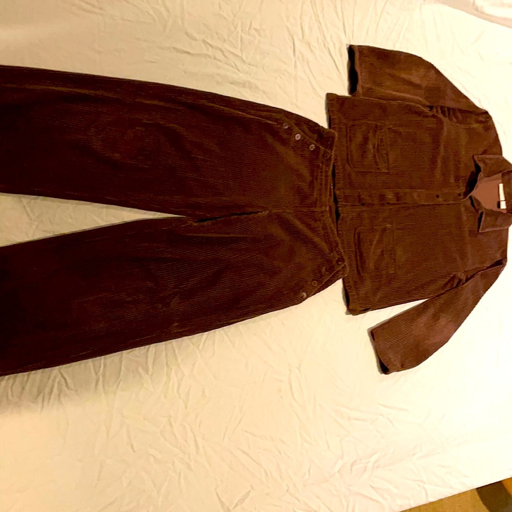 Vintage corduroy pant suit